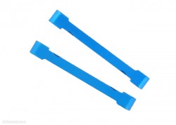 F / R Lower Susp Arm Holders 1/16 Blue Alum 2шт. (Himoto, 286032)