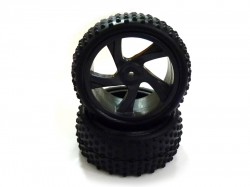 Колесо в зборі 1/18 Buggy and Short Course Truck Tire and Rim, 2 шт (Himoto, 28659)