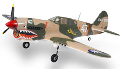 Самолёт P-40 WarHawk 5-Channel AirField RC 1400MM 2.4G (Tiger)