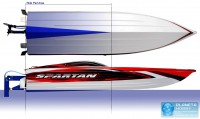 Спортивний катер Traxxas Spartan VXL BL 2.4GHz RTR + 2xLiPo 11.1V 8400mAh (TRA5707-RTR)