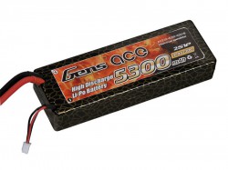 Аккумулятор Gens Ace 7.4V 5300mah 2S1P 30~60C Hardcase (B-30C-5300-2S1P-HC-24)