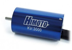 Электродвигатель Himoto 1/8 Sensorless Brushless Motor 11T 3665KV3000 5.0 Shaft Banana Plug Blue (8E103S)