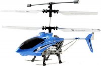 Вертолет Микроша UDIRC U807 155мм, 3CH, гироскоп, IR, синий (metal RTF version)