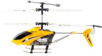 Вертолет Микроша UDIRC U807 155мм, 3CH, гироскоп, IR, жёлтый (Metal RTF version)
