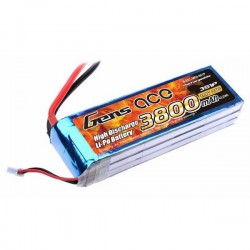 Акумулятор Gens Ace Li-Po 11.1V 3800 mAh 3S1P 25C T-Plug Soft Case