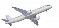 Збірна модель Зірка літак «Аеробус А-321» 1: 144