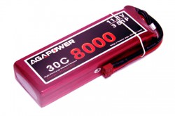 Акумулятор AGA POWER Li-Po 8000mAh 11.1V 3S 30C Softcase