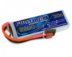 Аккумулятор Fullymax 7.4V 2200mAh Li-Po 2S 30C T-plug