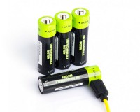 Аккумулятор Znter 1.5V 1250mAh AA USB Rechargeable LiPoly Battery (4 шт)