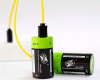 Аккумулятор Znter 1.5V 3000mAh C Size USB Rechargeable LiPoly Battery (2 шт)