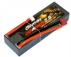 Акумулятор Dinogy G2.0 Li-Pol 3700mAh 11.1V 3S 70C Hardcase 25x46x138mm T-Plug