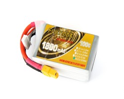 Аккумулятор Fullymax 22.2V 1800mAh Li-Po 6S 100C XT60 (Heli 450mm)