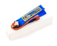 Аккумулятор для страйкбола Dinogy Li-Pol 7.4V 2S 1000mAh 25C 2 лепестка 5.5х20х103мм T-Plug