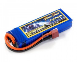 Аккумулятор для страйкбола Dinogy Li-Pol 11.1V 3S 2200mAh 25C 24х34х102мм T-Plug
