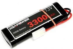 Акумулятор NiMh Aga Power 7,2V 6S Tamiya - 3300 mAh (AGA3300-7.2-NiMh)