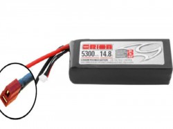 Аккумулятор Team Orion 14,8В(4S) 5300mah Deans plug 50C SoftCase with LED charge status