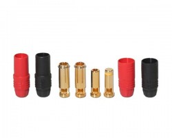 Коннекторы силовые AMASS AS150 (пара черный, пара красный)