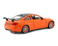 Коллекционный автомобиль Maisto BMW M4 GTS 1:24 оранжевый металлик