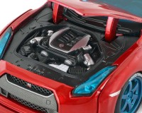 Коллекционный автомобиль Maisto Nissan GT-R тюнинг 1:24 красный