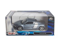 Коллекционный автомобиль Maisto Audi R8 1:24 (синий металлик)