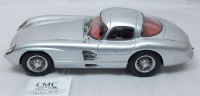 Колекційна модель автомобіля СMC Mercedes-Benz 300 SLR Uhlenhaut Coupe 1 955 (1/18, Silver) (M-076)