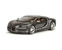 Коллекционный автомобиль Maisto Bugatti Chiron 1:24 (серый металлик)