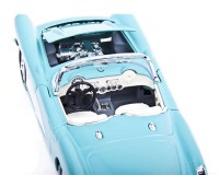 Колекційний автомобіль Maisto Chevrolet Corvette тисяча дев'ятсот п'ятьдесят сім 1:24 (блакитний)