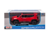 Колекційний автомобіль Maisto Jeep Renegade 1:24 (червоний металік)