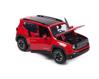 Коллекционный автомобиль Maisto Jeep Renegade 1:24 (красный металлик)