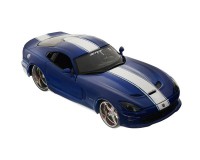 Коллекционный автомобиль Maisto SRT Viper GTS тюнинг 1:24 (синий металлик)
