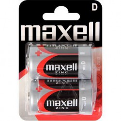 Батарейка D Maxell R20 в блистере (2 шт. в упаковке)