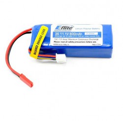Аккумулятор E-Flite 3S LiPo 800mAh 11.1V 15C (EFLB0996)