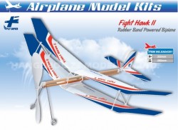 Биплан Flight Hawk II с резиномотором (AA04101)