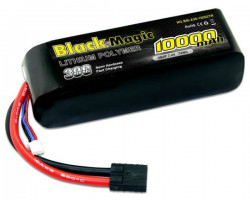 Аккумулятор Black Magic 7,4В (2S) 10000mAh Traxxas штекер LiPo 30C М'який чохол для TRAXXAS