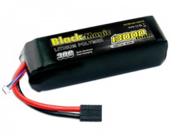 Аккумулятор Black Magic  7,4В(2S) 13000mAh Traxxas plug LiPo 30C Soft Case