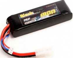 Аккумулятор Black Magic 7,4В (2S) 1900mAh Tamiya plug LiPo 25C Soft Case (для ралі LaTrax)