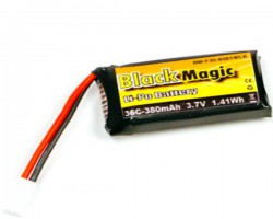 Аккумулятор Black Magic 3,7В (1S) 380mAh Роз'єм Molex LiPo 30C М'який чохол (для Syma X11)