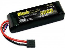 Аккумулятор Black Magic 7,4В(2S) 5000mAh Traxxas plug LiPo 30C Soft Case