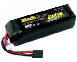 Аккумулятор Black Magic 11,1В(3S) 8400mAh Traxxas plug  LiPo 30C Soft Case for TRAXXAS