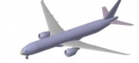 Сборная модель Звезда пассажирский авиалайнер «Боинг 777-300» 1:144