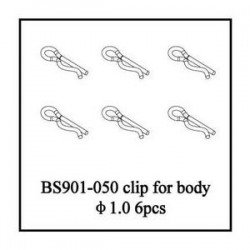 BSD Racing Фиксирующие скобы 1 мм 12 шт (BS901-050)