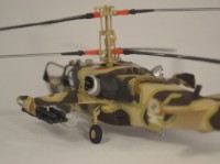 Сборная модель Звезда российский ударный вертолёт «Чёрная акула» Ка-50 1:72