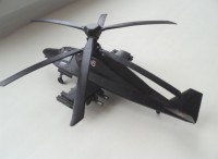 Сборная модель Звезда российский вертолёт-невидимка «Ка-58» Чёрный призрак 1:72
