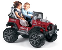 Двухместный детский электромобиль Peg-Perego Gaucho Grande Красный