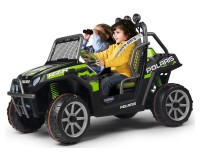 Двомісний дитячий електромобіль Peg-Perego Polaris Ranger RZR Green Shadow