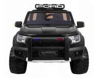 Дитячий електромобіль Kidsauto Ford Ranger Raptor Police з мигалками Чорний