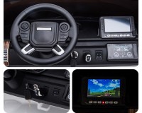 Двомісний дитячий електромобіль Kidsauto Range Rover 4WD з МР4 планшетом Білий або Чорний