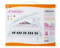 Дитяче піаніно синтезатор Baoli Маленький музикант з мікрофоном 31 клавіша Рожевий