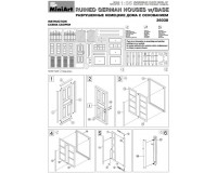 Збірна модель MiniArt Діорама Зруйновані німецькі будинки з повним правом 1:35 (MA36038)