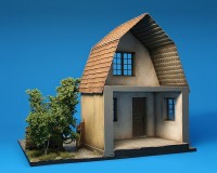 Збірна модель MiniArt Діорама Сільський будинок з підставою 1:35 (MA36031)
